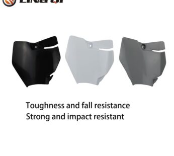 LING QI Motorcycle Front Number Plate Fender Cover Plastic Fairing Kit For China KTM50 KTM 50 Mini Dirt Pit Bike SENIOR JUNIOR